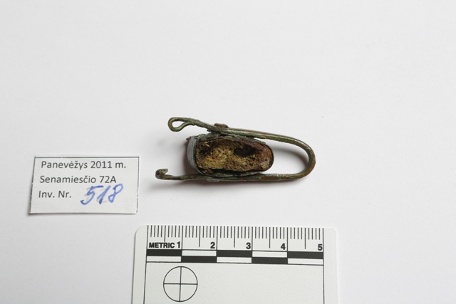 Amuletas su meškos nagu. Vario lydinys, nagas. Perkasa Nr. 2